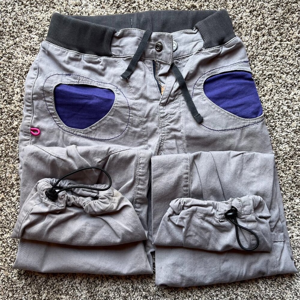 E9 Onda Story climbing outdoor cotton pants, grey purple